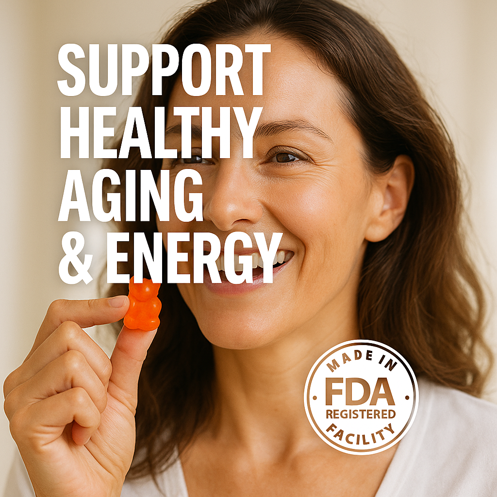 NAD+ GUMMY SUPPLEMENT 1000MG PER SERVING