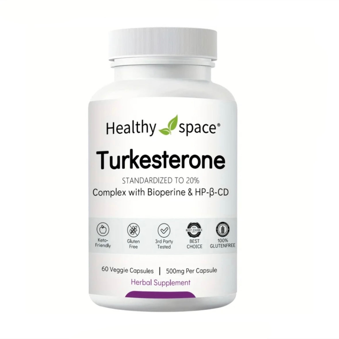 TURKESTERONE SUPPLEMENT 500MG PER SERVING (60 SERVINGS)