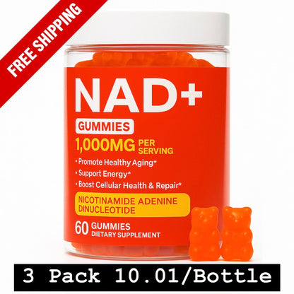 NAD+ GUMMY SUPPLEMENT 1000MG PER SERVING